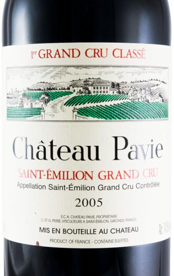 2005 Château Pavie Saint-Émilion tinto 1,5L