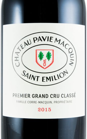 2015 Château Pavie Saint-Émilion tinto 1,5L