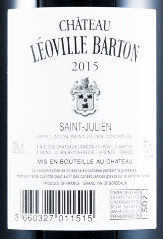 2015 Château Léoville Barton Saint-Julien tinto