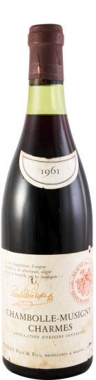 1961 Poulet Père & Fils Les Charmes Chambolle-Musigny tinto