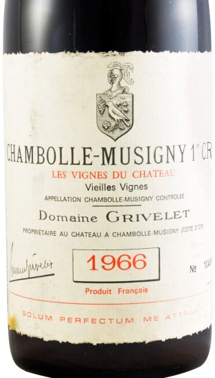 1966 Domaine Grivelet Chambolle-Musigny tinto