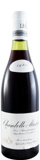 1980 Domaine Leroy Les Amoureuses Chambolle-Musigny tinto