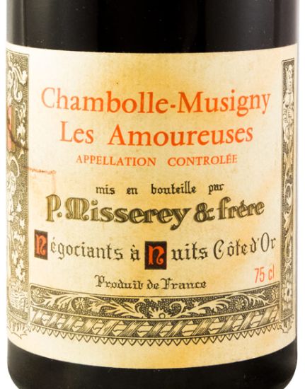 1981 P. Misserey & Frère Les Amoureuses Chambolle-Musigny red