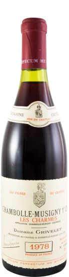 1978 Domaine Grivelet Les Charmes Chambolle-Musigny tinto