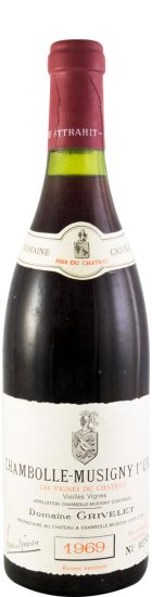 1969 Domaine Grivelet Chambolle-Musigny tinto (cápsula vermelha)