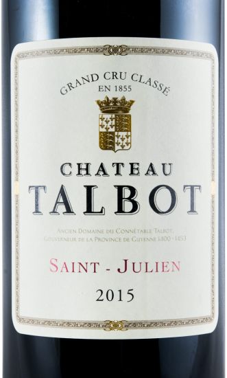2015 Château Talbot Saint-Julien tinto 1,5L
