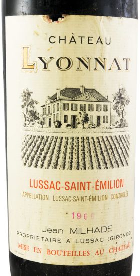 1966 Château Lyonnat Saint-Émilion red 1.5L