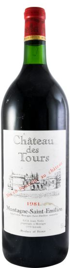 1981 Château des Tours Montagne-Saint-Emilion red 1.5L