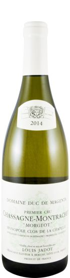 2014 Domaine Louis Jadot Morgeot Monopole Clos de la Chapelle Premier Cru Chassagne-Montrachet branco