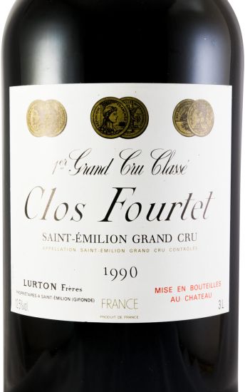 1990 Château Clos Fourtet Saint-Émilion red 3L
