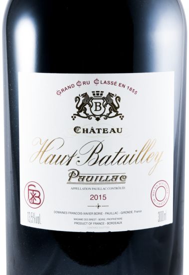 2015 Château Haut-Batailley Pauillac tinto 3L