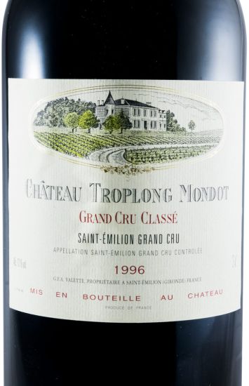 1996 Château Troplong Mondot Saint-Émilion tinto 3L
