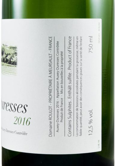 2016 Domaine Roulot Auxey-Duresses branco
