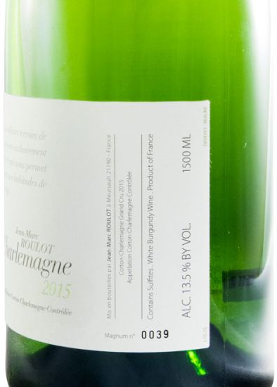 2015 Jean-Marc Roulot Corton-Charlemagne branco 1,5L