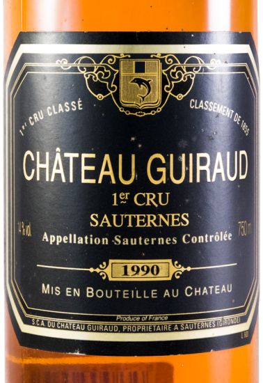 1990 Château Guiraud Sauternes branco