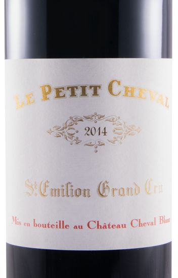2014 Château Cheval Blanc Le Petit Cheval Saint-Émilion red