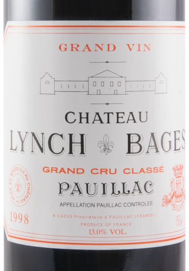 1998 Château Lynch-Bages Pauillac tinto