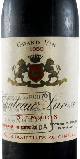1959 Château Laroze Saint-Émilion red