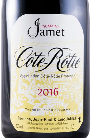 2016 Domaine Jamet Côte-Rôtie red 1.5L