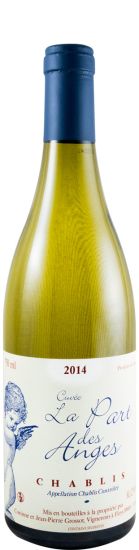 2014 Domaine Corinne & Jean-Pierre Grossot La Part des Anges Cuvée Chablis branco