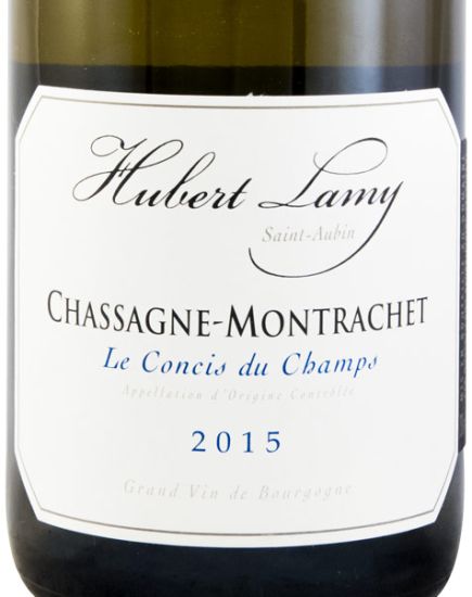 2015 Domaine Hubert Lamy Le Concis du Champs Chassagne-Montrachet white