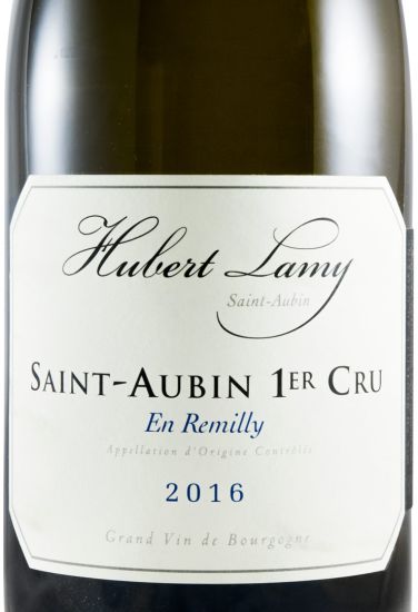2016 Domaine Hubert Lamy En Remilly Premier Cru Saint-Aubin branco 1,5L