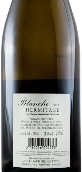2015 Domaine Jean-Louis Chave Sélection Blanche Hermitage white