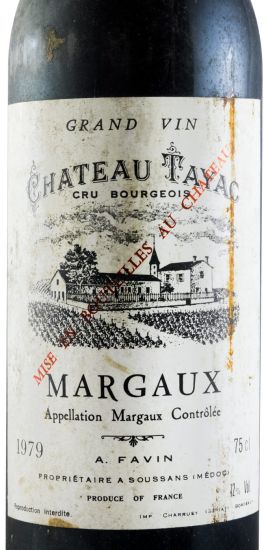 1979 Château Tayac Margaux tinto