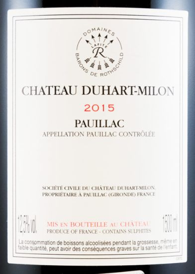 2015 Château Duhart-Milon Pauillac tinto 1,5L