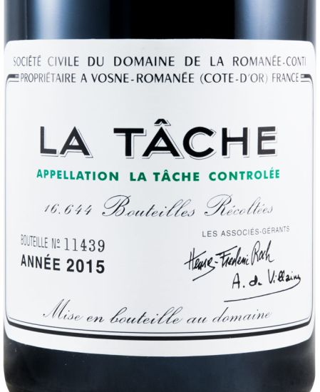 2015 Domaine de la Romanée-Conti La Tâche tinto