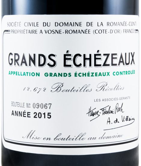 2015 Domaine de la Romanée-Conti Grand Cru Grands Échézeaux tinto