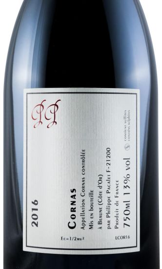 2016 Philippe Pacalet Cornas red