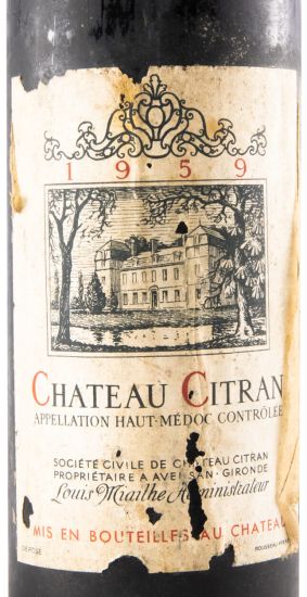 1959 Château Citran Lous Miailhe tinto