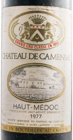 1977 Château de Camensac Haut-Medoc tinto