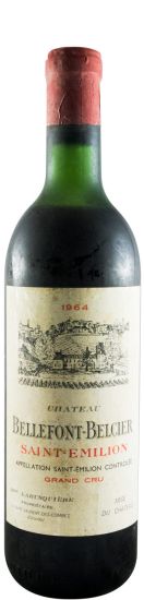 1964 Château Bellefont-Belcier Saint-Émilion tinto