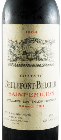 1964 Château Bellefont-Belcier Saint-Émilion tinto