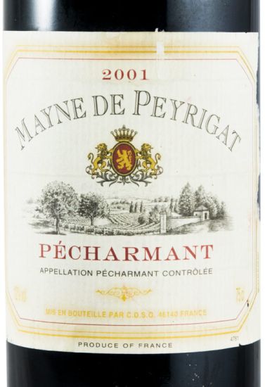 2001 Mayne de Peyrigat Pécharmant tinto
