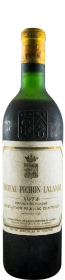 1972 Château Pichon Longueville Comtesse de Lalande Pauillac red