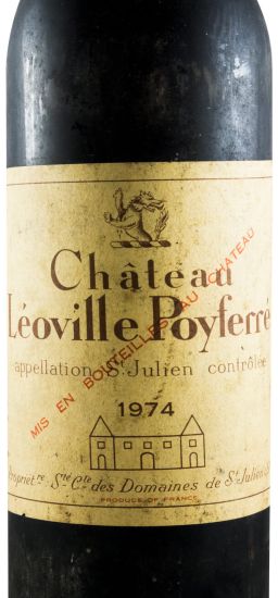 1974 Château Léoville-Poyferré Saint-Julien tinto