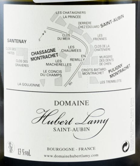 2016 Domaine Hubert Lamy Clos de Gravieres Santenay branco
