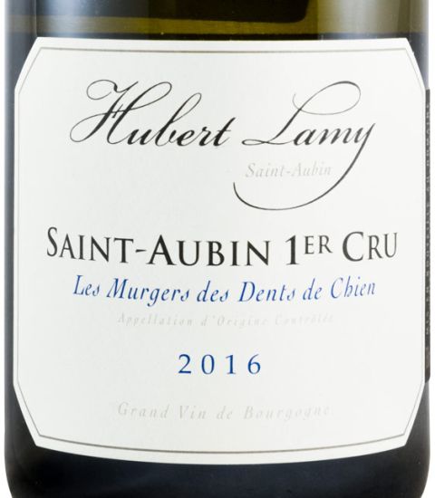 2016 Domaine Hubert Lamy Les Murgers des Dents de Chien Premier Cru Saint-Aubin branco