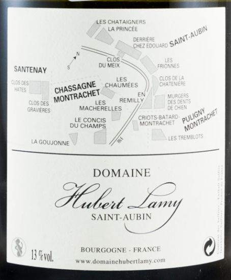 2016 Domaine Hubert Lamy Les Murgers des Dents de Chien Premier Cru Saint-Aubin branco