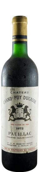 1972 Château Grand-Puy Ducasse Pauillac tinto 73cl