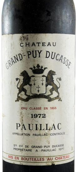 1972 Château Grand-Puy Ducasse Pauillac tinto 73cl
