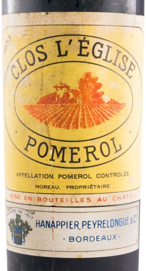1953 Clos L'Eglise Pomerol red