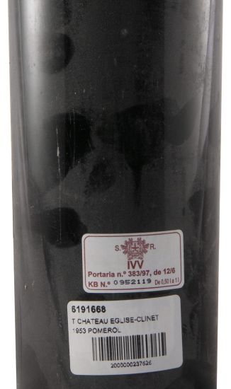 1953 Château Clos L'Église Pomerol tinto