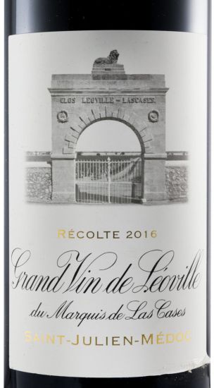2016 Château Leoville Marquis de Las Cases Saint-Julien red