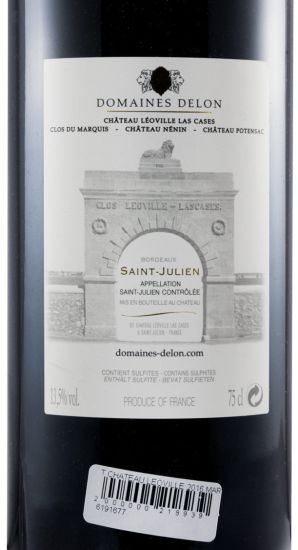 2016 Château Leoville Marquis de Las Cases Saint-Julien red