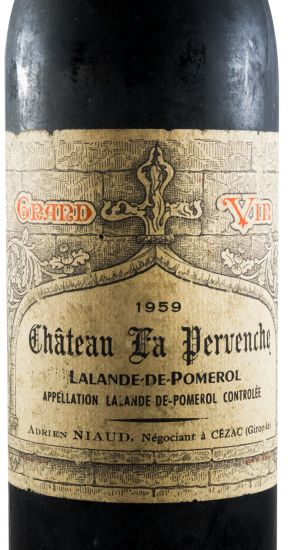 1959 Château La Pervenche Lalande Pomerol tinto