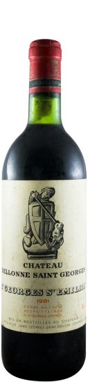1981 Château Bellonne Saint Georges Saint-Émilion tinto